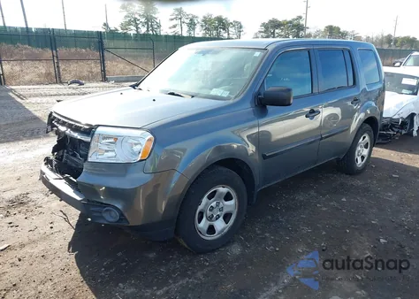 2013 Honda Pilot Lx z USA, uszkodzony, nr VIN 5FNYF4H27DB002916